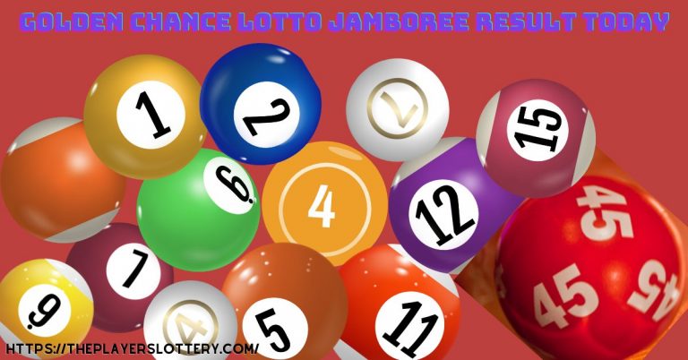 Golden Chance Lotto Jamboree Result