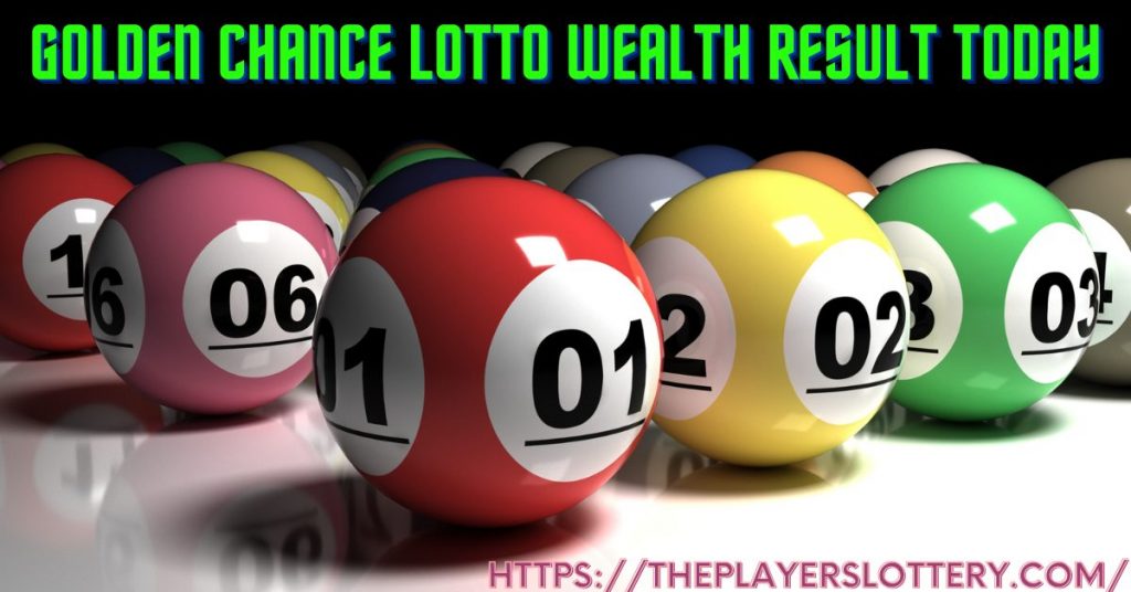 golden chance lotto result today key